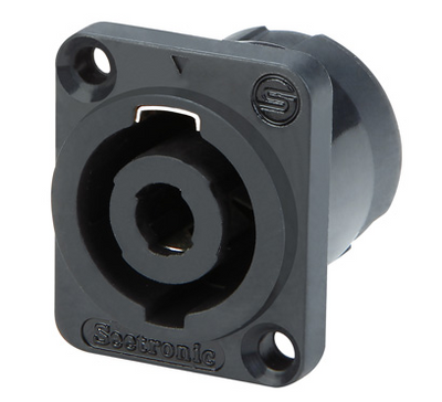 CONECTOR SEETRONIC SL4MP SPEAKON PANEL CUADRADO 4 POLOS