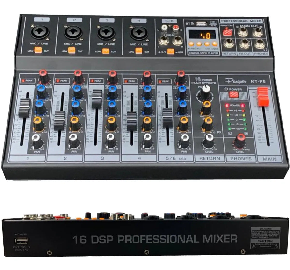 CONSOLA PRODB DSP ANÁLOGA KT-P6 (6CH)