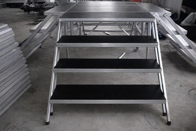 Escalera de Acceso para Tarima y Escenarios (4 Peldaños) - Urdile