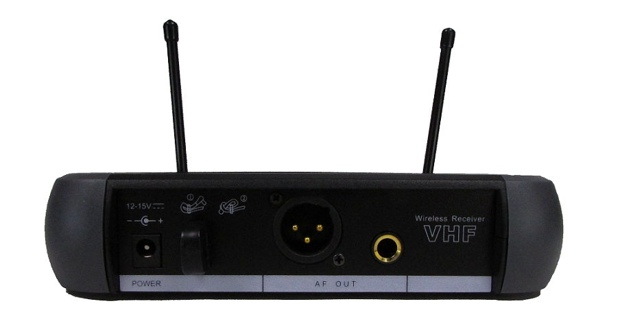 Sistema Inalámbrico VHF con 2 microfonos de mano Prodb
