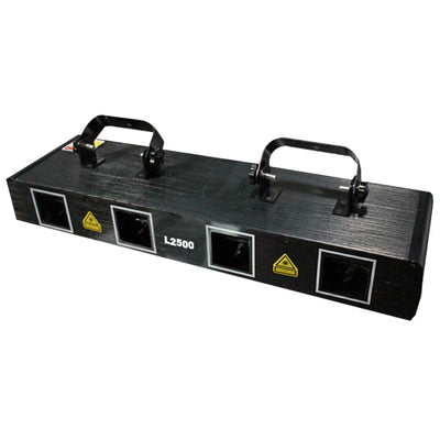 Laser de cuatro aperturas Rojo - verde 250mW L2500 GRGR