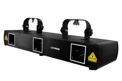 Laser de tres aperturas Rojo - verde - azul  250mW L233RGB