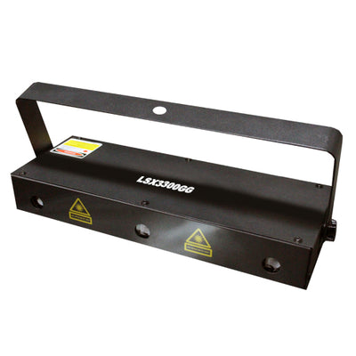 Laser de tres aperturas verde 300mW LSX3300 GG