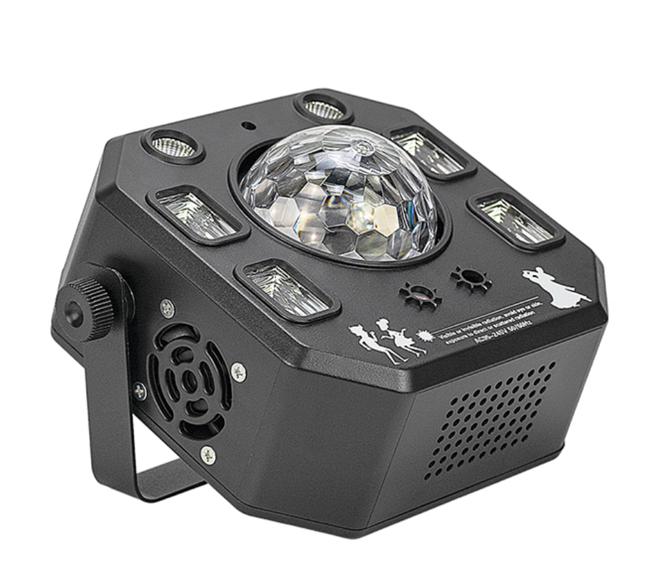 MULTIEFECTO LED PARTY GL-LED025  4 efectos en 1 GLOWING