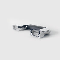 MANILLA GRANDE 158 mm x 75 mm LS30 ALUMINIO CROMADA SKU: VV1072