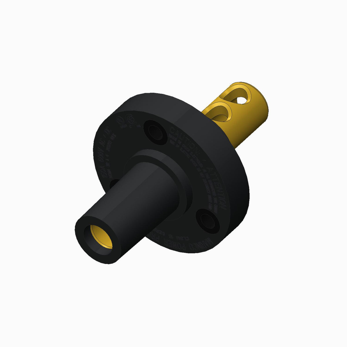 Conector Marinco hembra serie CLSMFR2-A Negro