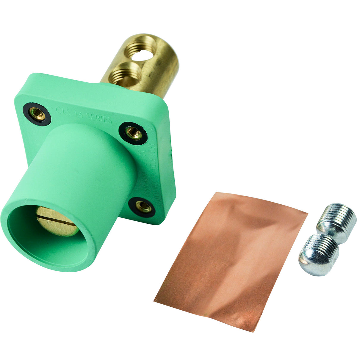 Conector Marinco CLS40MRB-E  macho VERDE Camlock