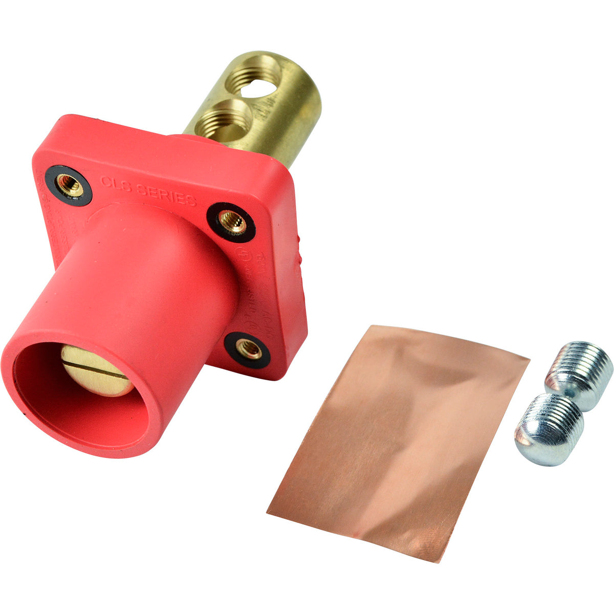 Conector Marinco macho Rojo CLS40MRB-C PANEL CAMLOCK