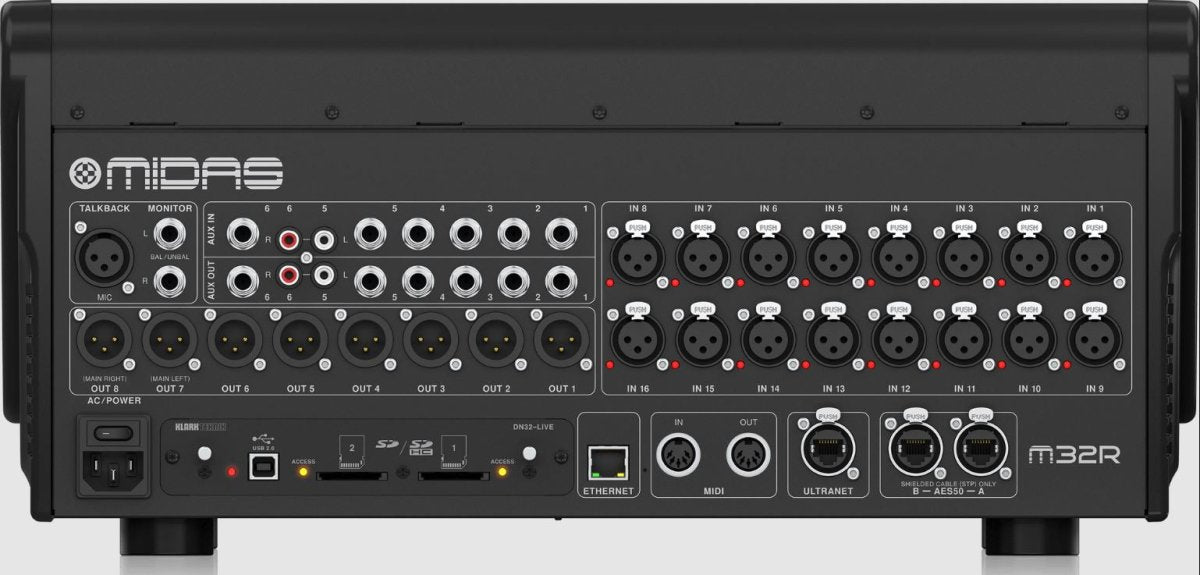 MIDAS M32R LIVE Consola de mezcla digital - Urdile