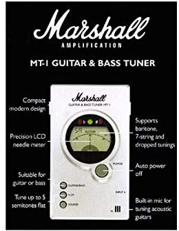 AFINADOR DE GUITARRA Marshall MT-1 Guitar/Bass Tuner