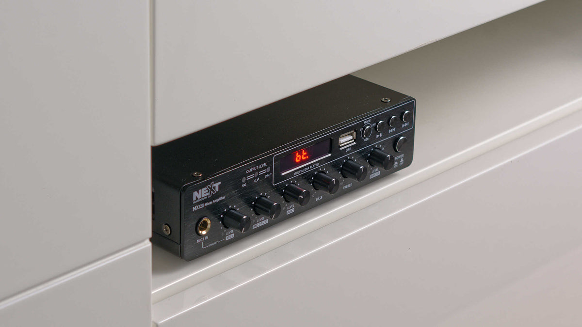 Amplificador de potencia MX120 NEXT Audiocom