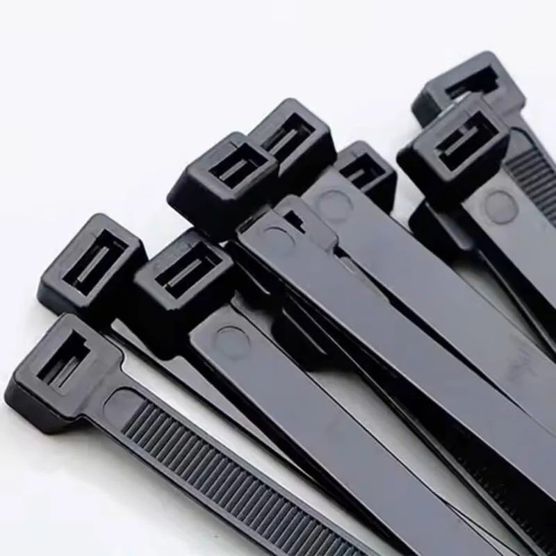 Pack 100 Amarras Plásticas Negras 3x100mm Nylon - Urdile