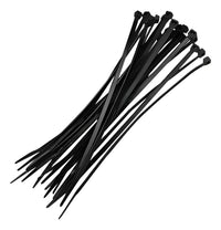 Pack 100 Amarras Plásticas Negras 4x300mm Nylon - Urdile