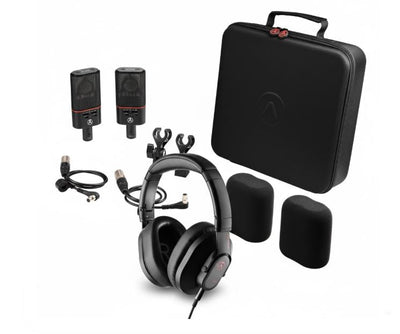 PACK MICROFONO AUSTRIAN AUDIO OC818 BLACK DUAL SET + AUDIFONO AUSTRIAN AUDIO HI - X20 - Urdile