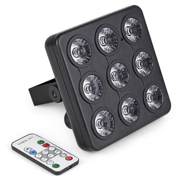 FOCO PAR LED SQUARE 9X4W RGBW GLOWING SQUARE209