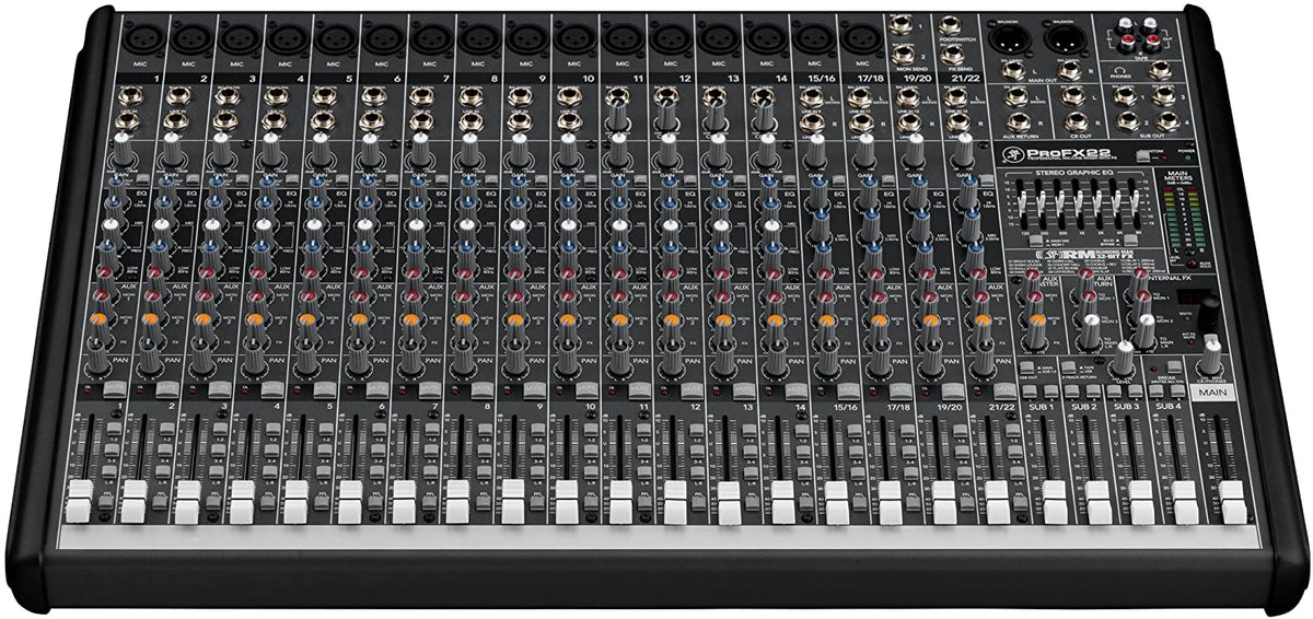 Mezclador Mackie PROFX22 Professional Efectos mezclador con USB