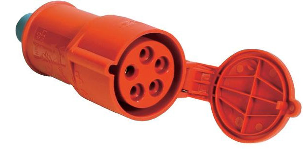 Schuco hembra 32A 380V 3P+N+T IP44