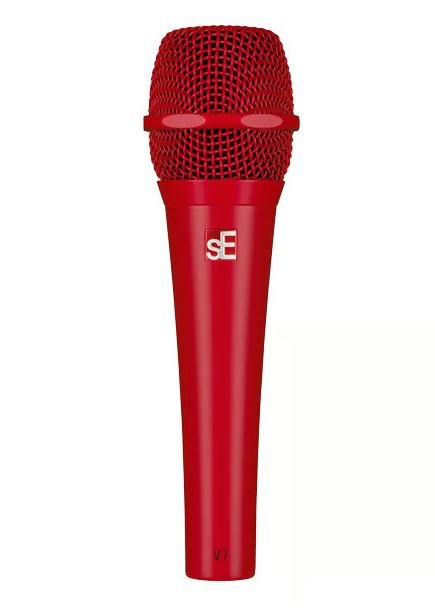 SE ELECTRONICS - Micrófono de mano vocal V7 RED Supercardioide - Urdile