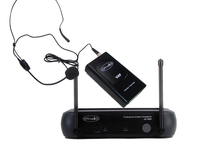 Sistema Inalámbrico VHF con microfono de cintillo Prodb