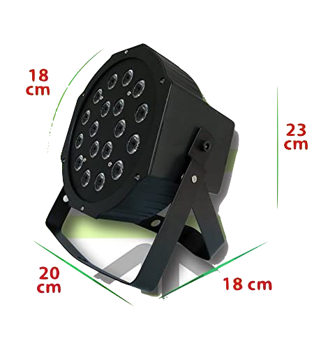 FOCO PAR LED UV 18X3W UV-042C GLOWING
