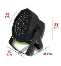 FOCO PAR LED UV 18X3W UV-042C GLOWING