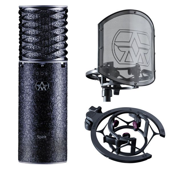 Set Micrófono de condensador Aston Spirit black