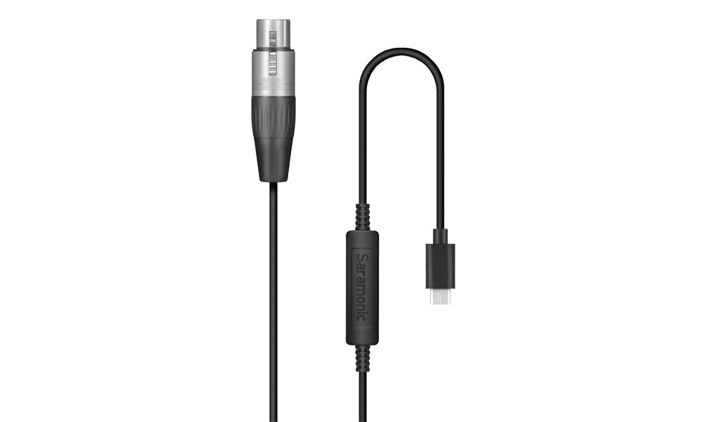 Cable adaptador XLR hembra a conector USB C Saramonic UTC-XLR