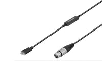 Cable adaptador XLR hembra a conector USB C Saramonic UTC-XLR