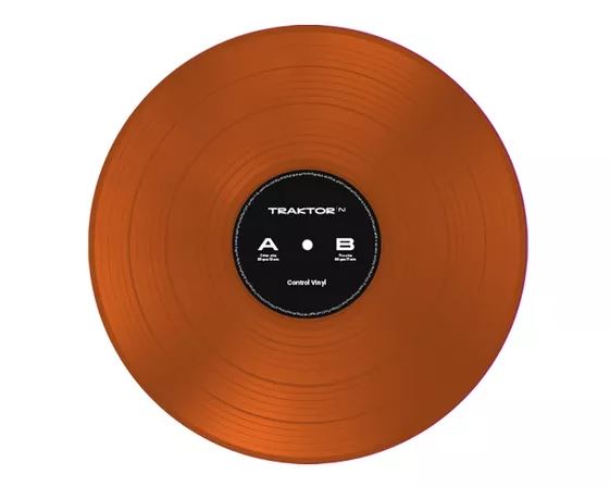 VINILO TRAKTOR SCRATCH CONTROL VINYL ORANGE TRANSPARENT Native Instruments - Urdile