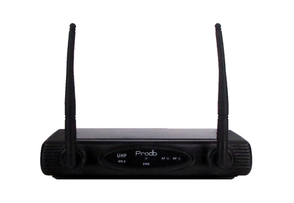 Sistema Inalámbrico UHF con microfono de lavalier Prodb